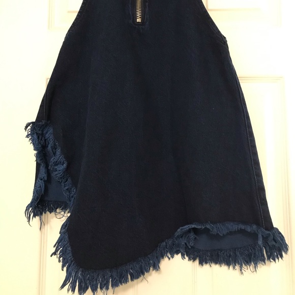 Marques Almeida frayed denim tank top with zip - Picture 8 of 14